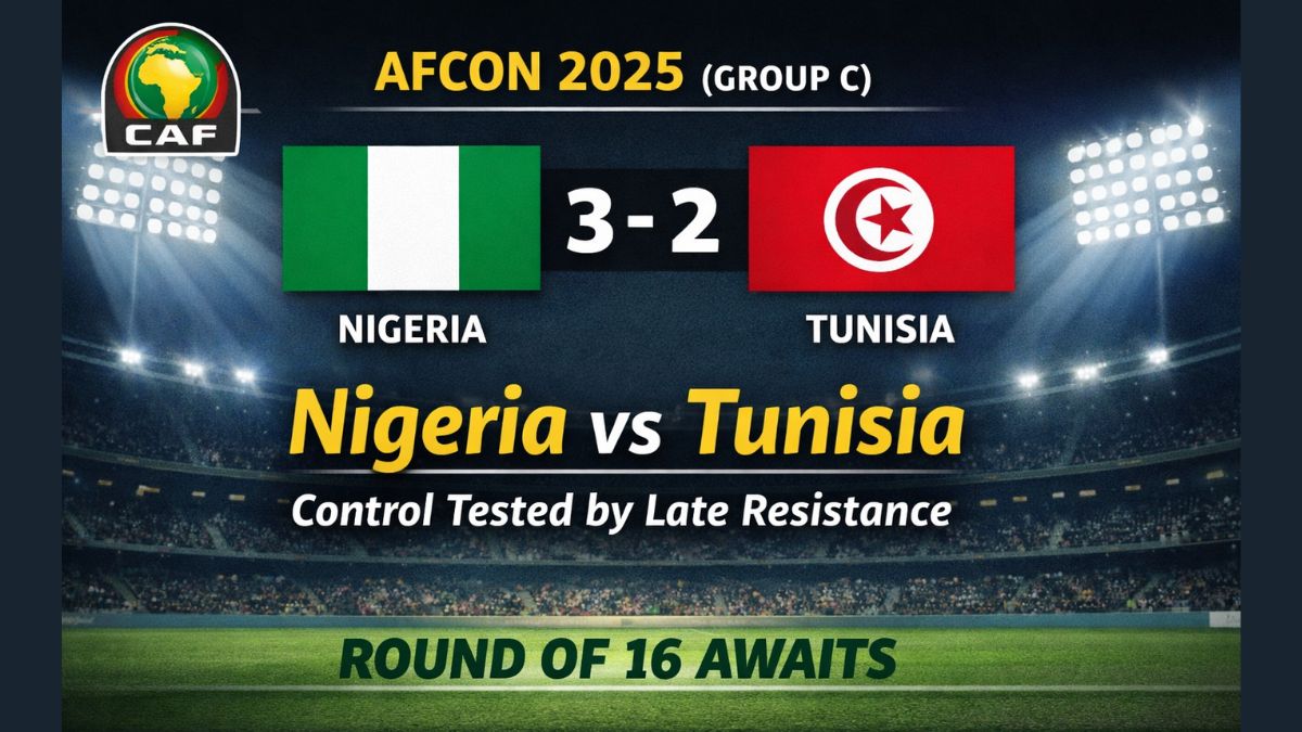 AFCON 2025 (Group C): Nigeria vs Tunisia – Match Analysis; Key Stats