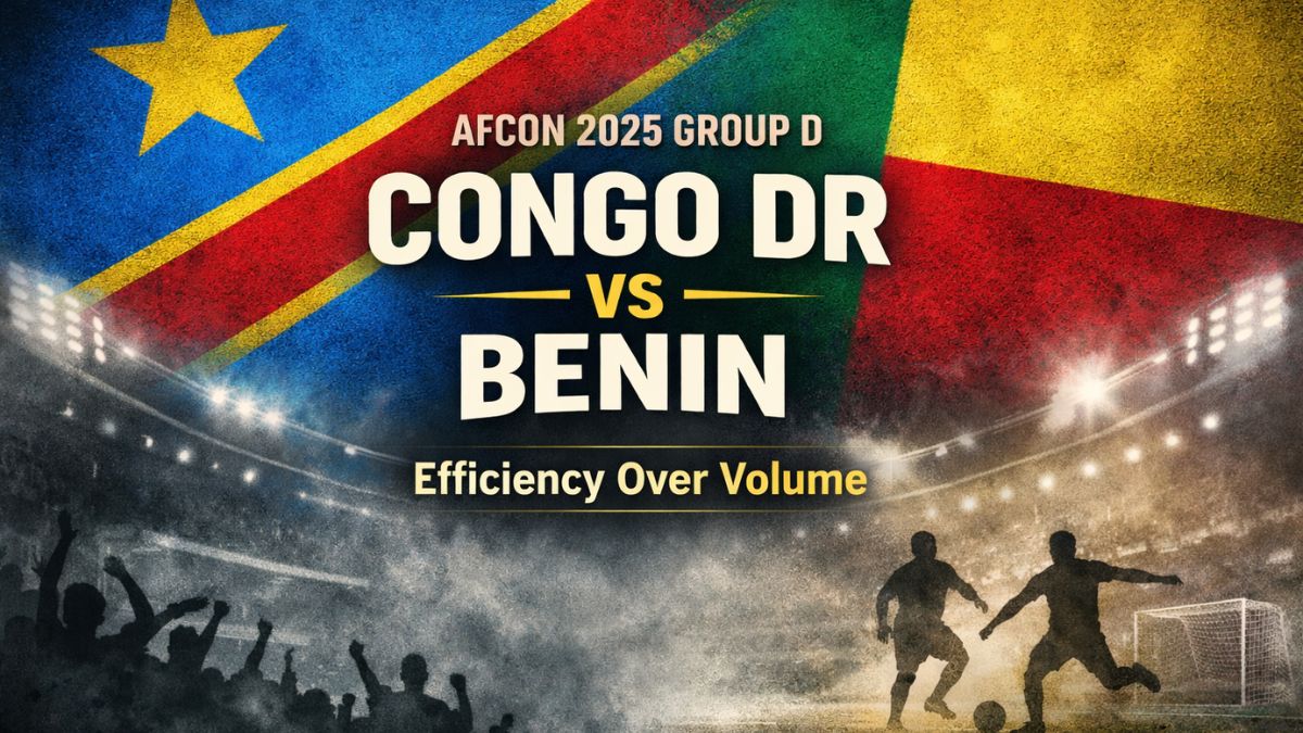 Congo DR vs Benin AFCON 2025 Group D tactical match analysis