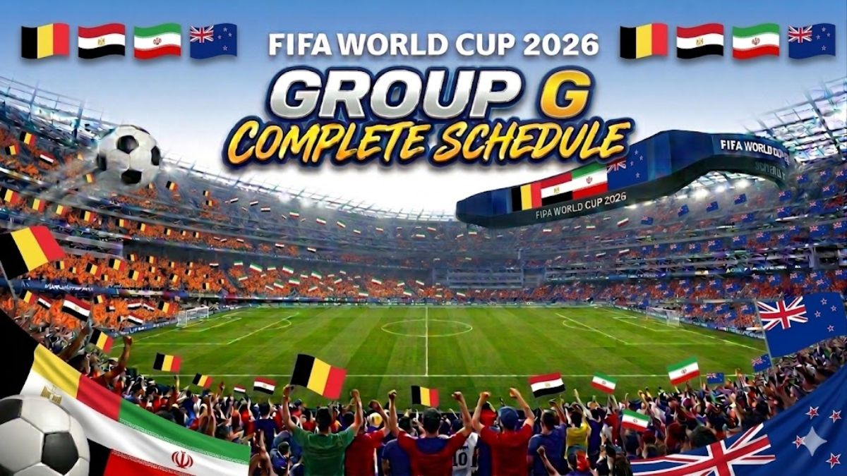 FIFA World Cup 2026: Group G Complete Schedule