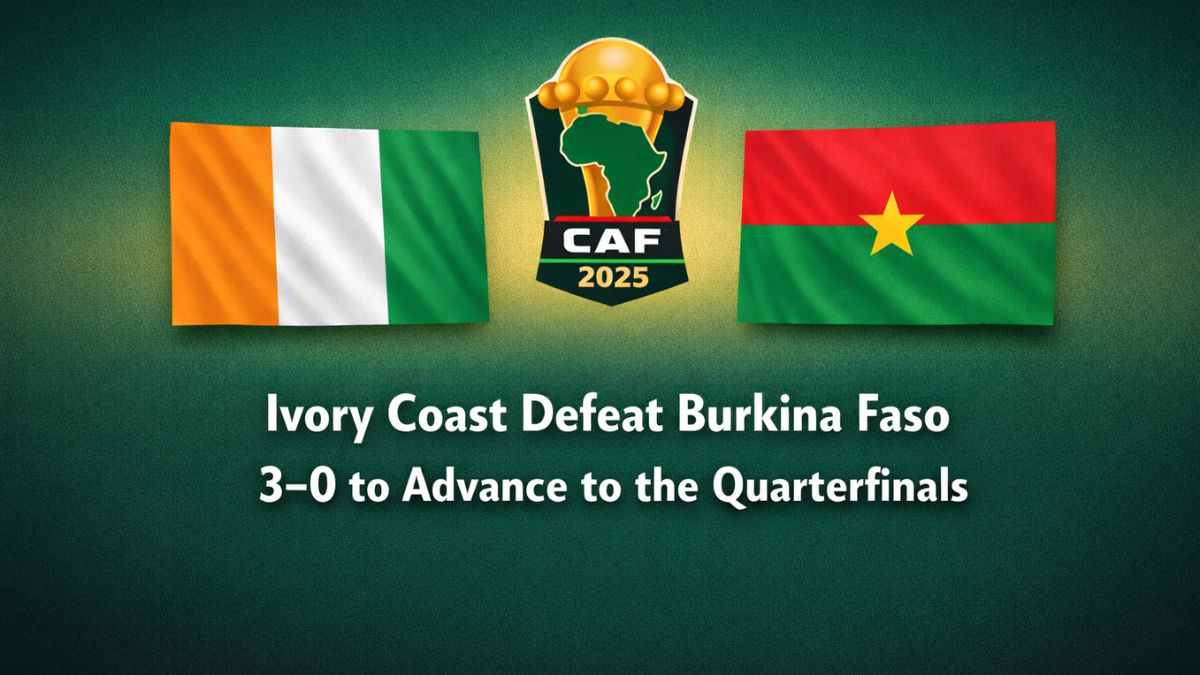 AFCON 2025 (Round of 16): Ivory Coast vs Burkina Faso – Defending Champions Cruise into Quarterfinals