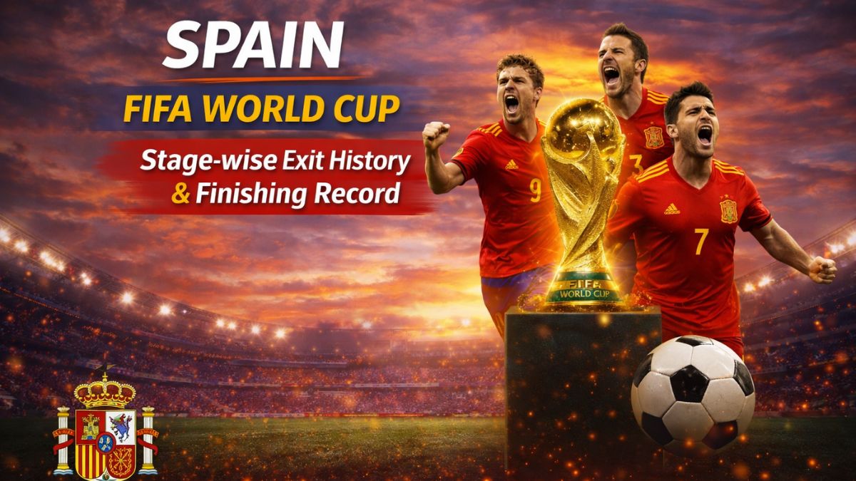 Spain FIFA World Cup records graphic