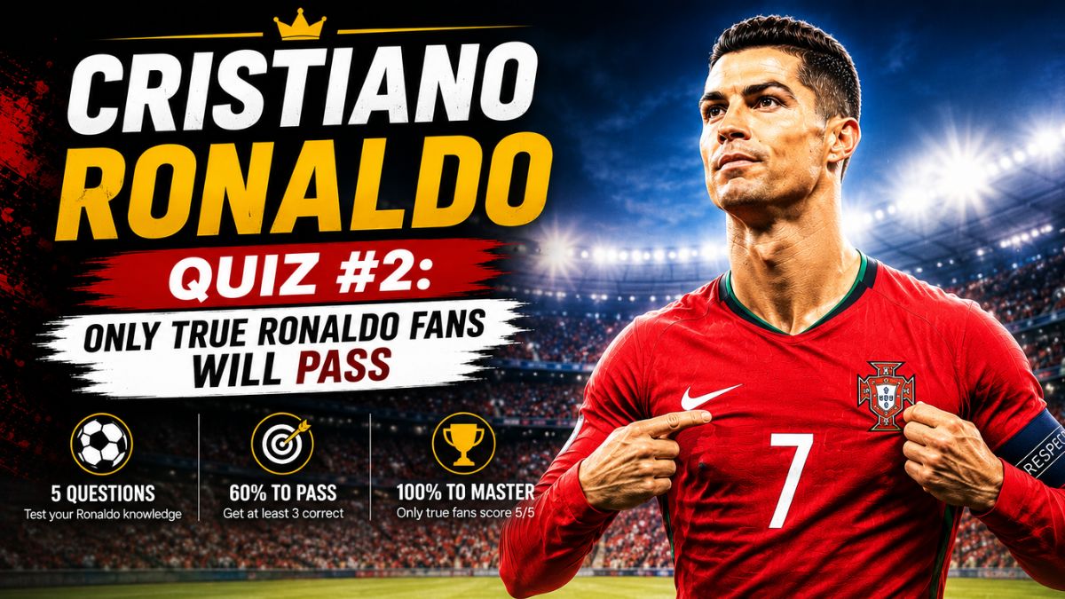 Cristiano Ronaldo Quiz #2