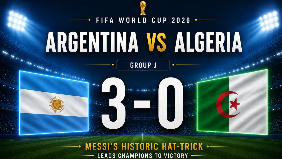 Argentina vs Algeria 3-0: Messi Hat-Trick Equals All-Time World Cup Goals Record