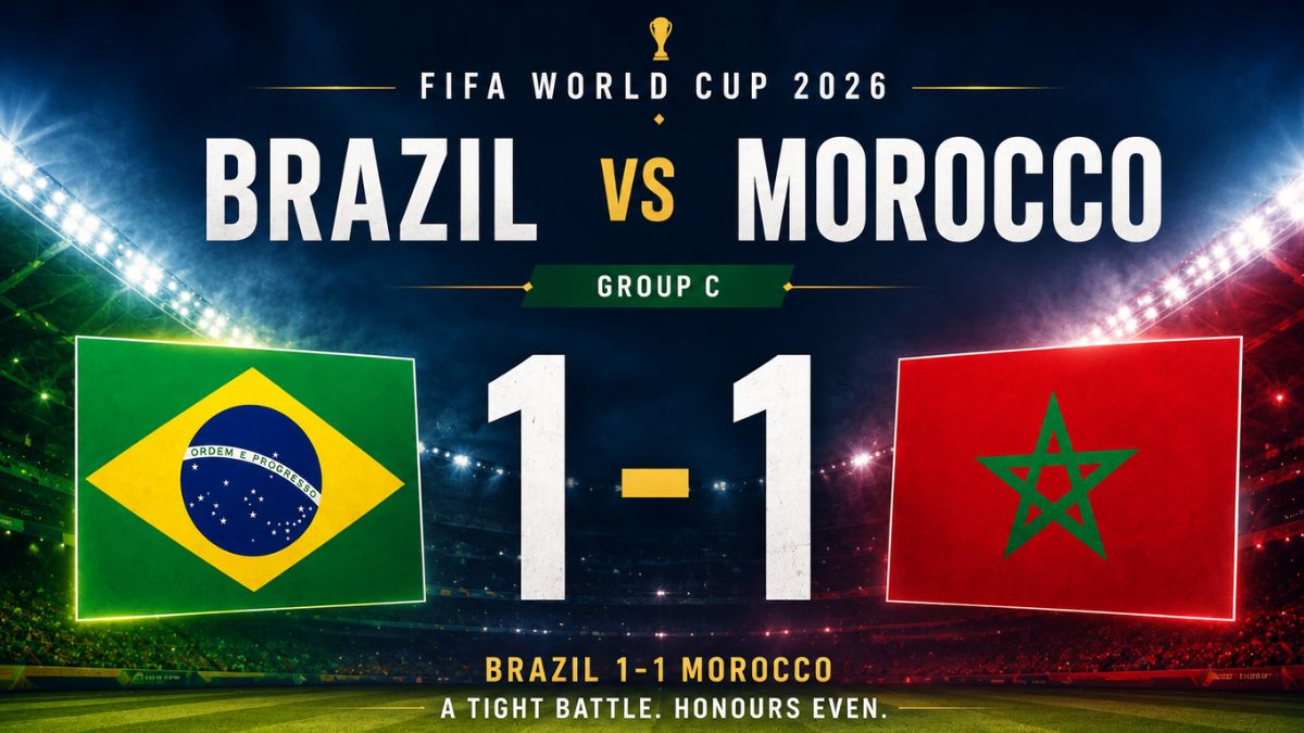 Brazil vs Morocco - Group C in FIFA World Cup 2026