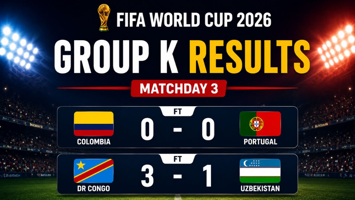 Colombia Top Group K After Portugal Draw as DR Congo Reach FIFA World Cup 2026 Round of 32