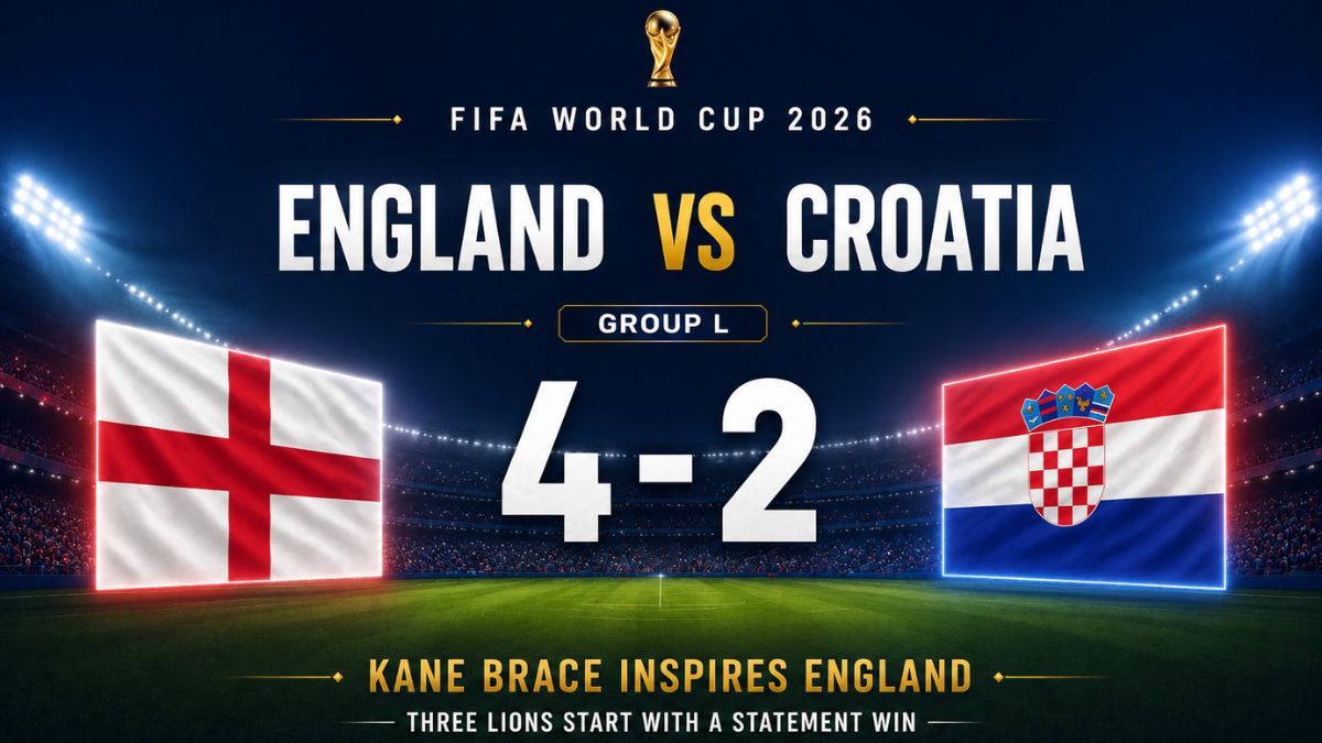 England vs Croatia 4-2: Harry Kane Leads Six-Goal World Cup Thriller