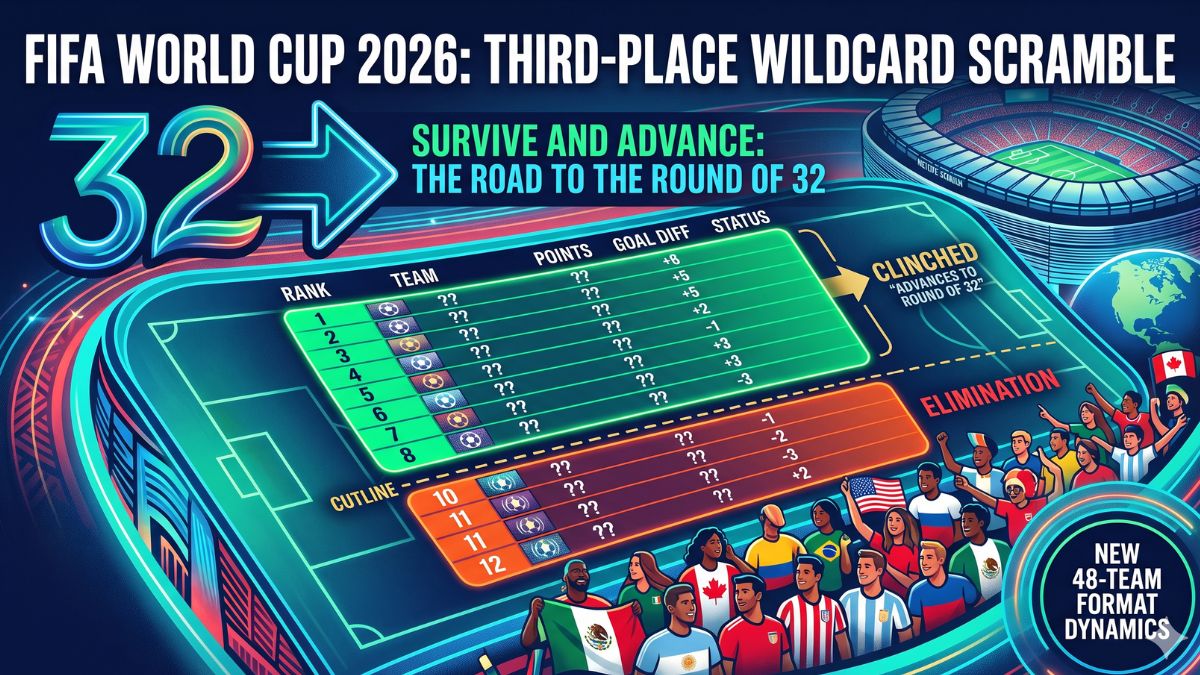 FIFA World Cup 2026 Third Place Teams: Round of 32 Wildcard Rules