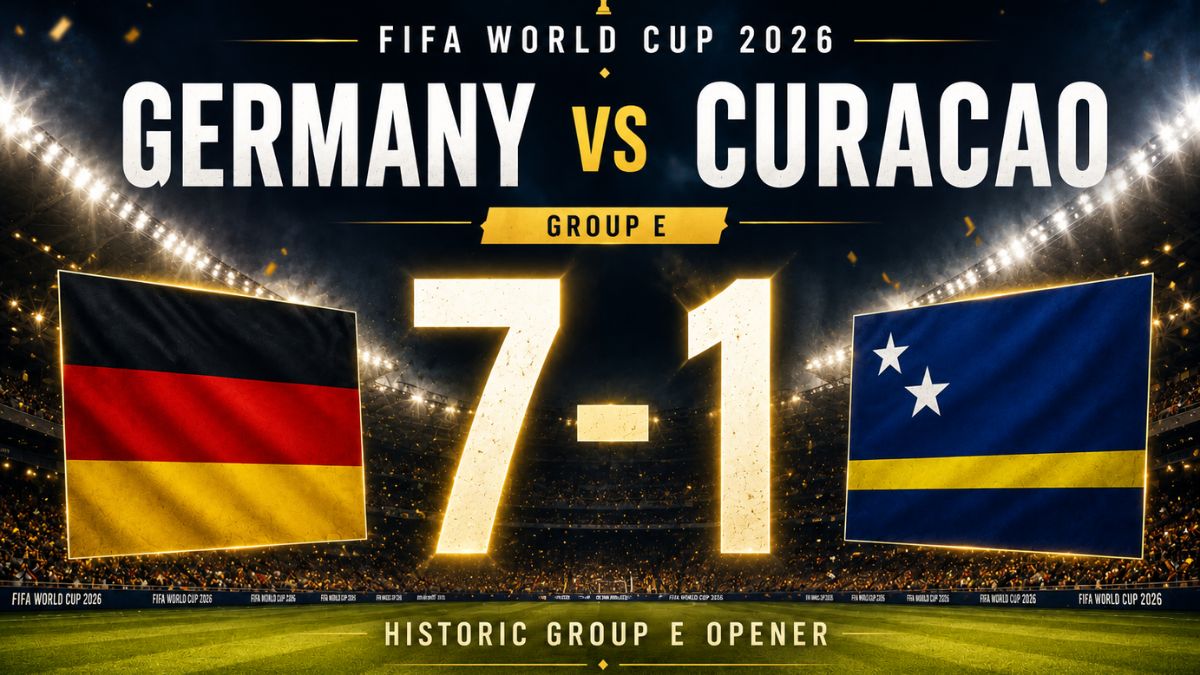 Germany vs Curacao - Group E of FIFA World Cup 2026