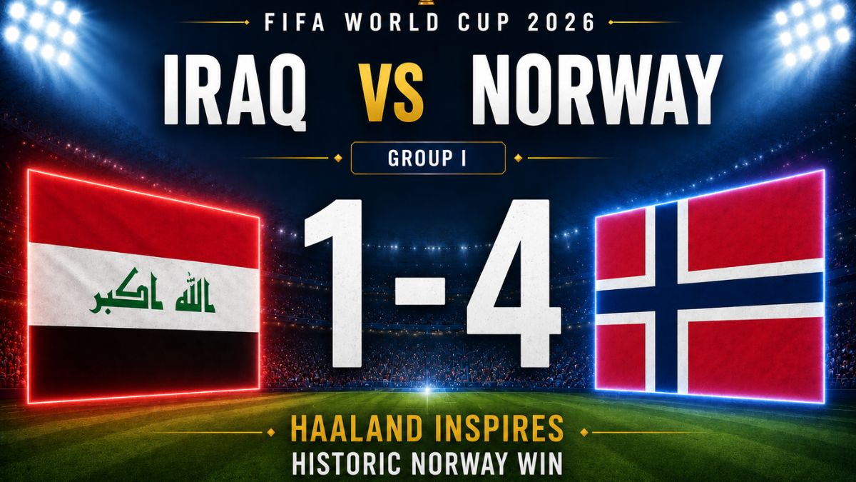 Iraq vs Norway 1-4: Haaland Marks World Cup Debut with Two Goals