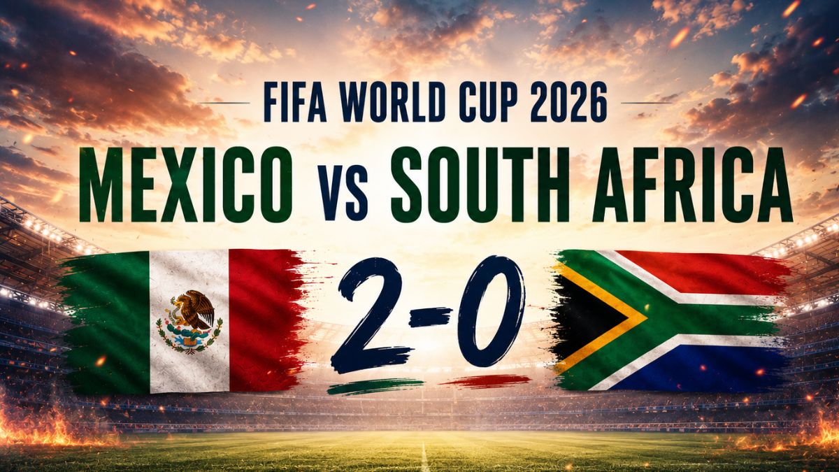 Infographic for Mexico vs South Africa match analysis in FIFA World Cup 2026 Group A contest