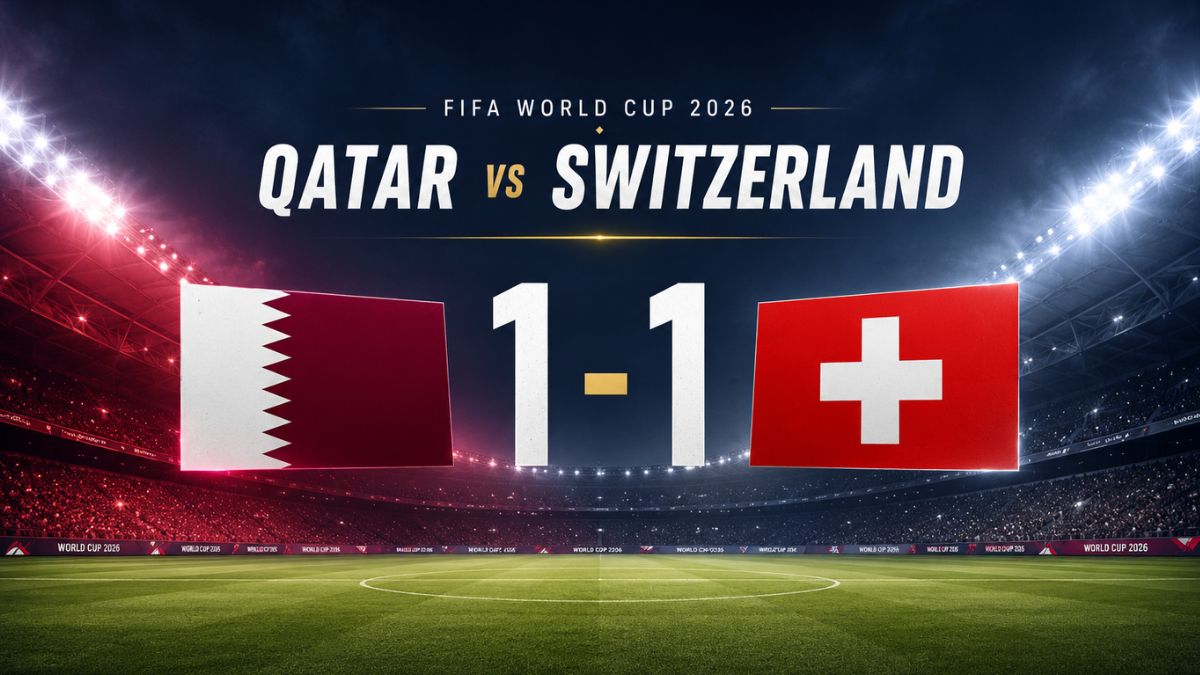Qatar vs Switzerland in Group B of FIFA World Cup 2026