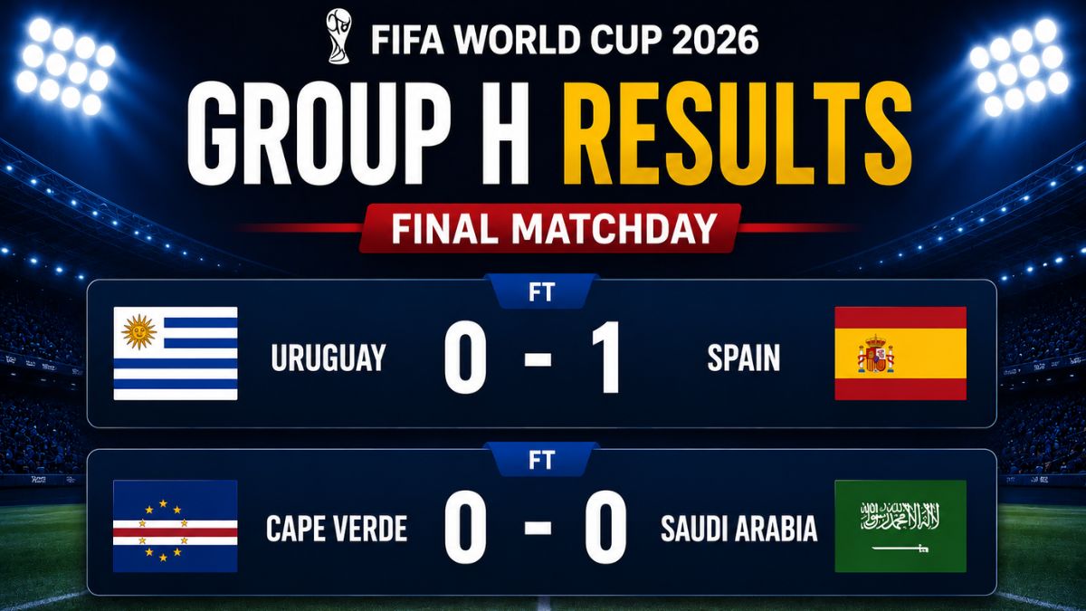 Spain top Group H after beating Uruguay 1-0 as Cape Verde secure historic FIFA World Cup 2026 Round of 32 qualification following a 0-0 draw with Saudi Arabia