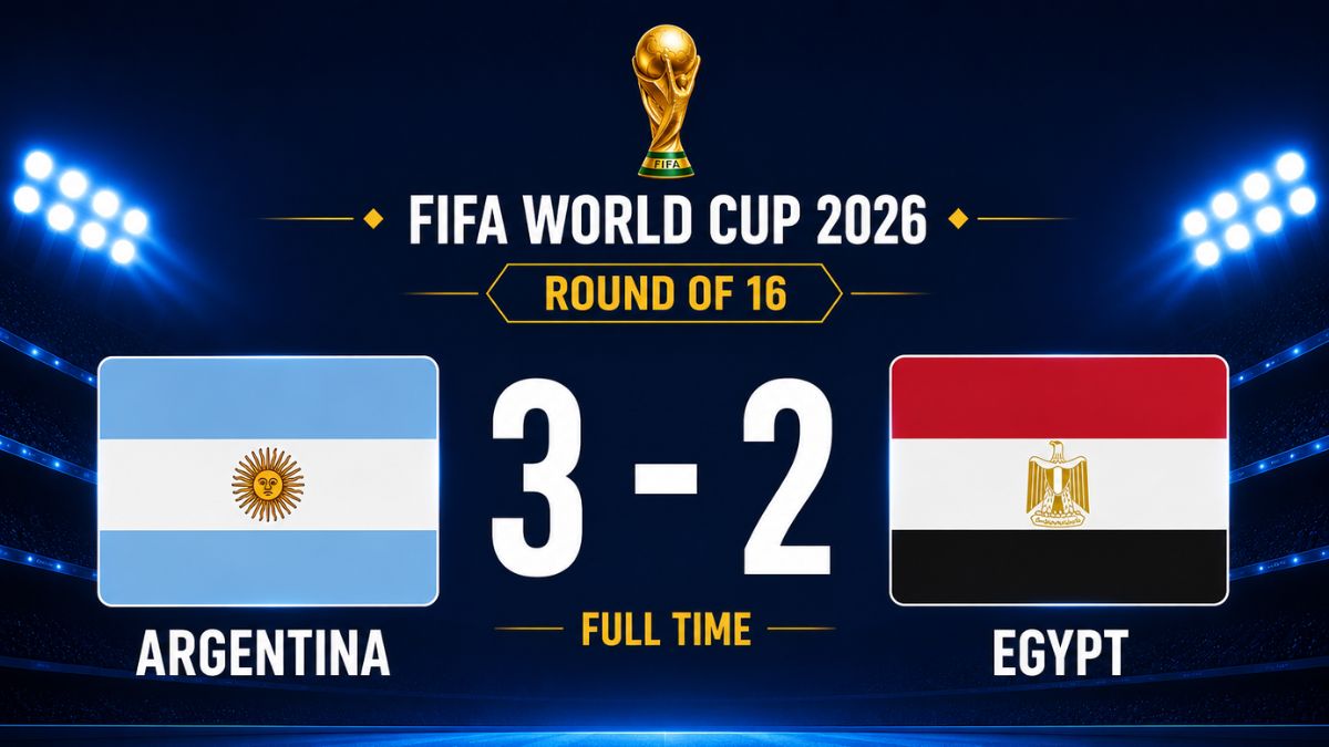Argentina 3-2 Egypt: Messi Leads Dramatic Comeback as Defending Champions Reach Quarter-finals
