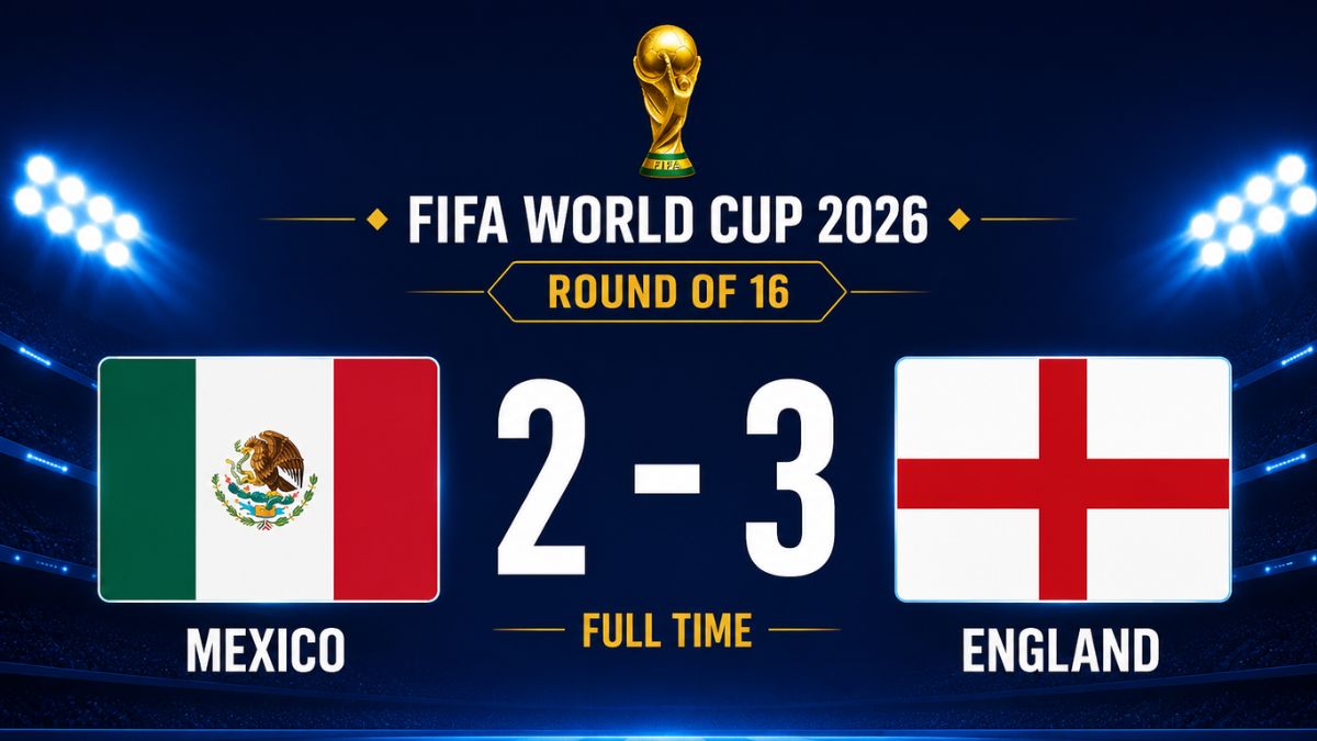 Mexico vs England Result: Featured Image