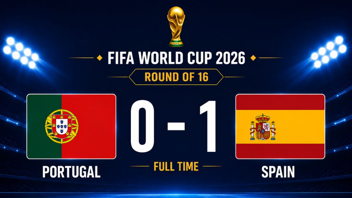 Portugal vs Spain 0-1: Mikel Merino Sends La Roja to World Cup 2026 Quarter-Finals