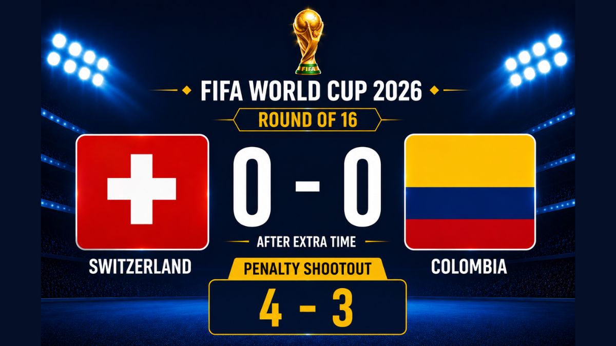 Switzerland vs Colombia Result: Switzerland Win on Penalties to Reach FIFA World Cup 2026 Quarter-finals