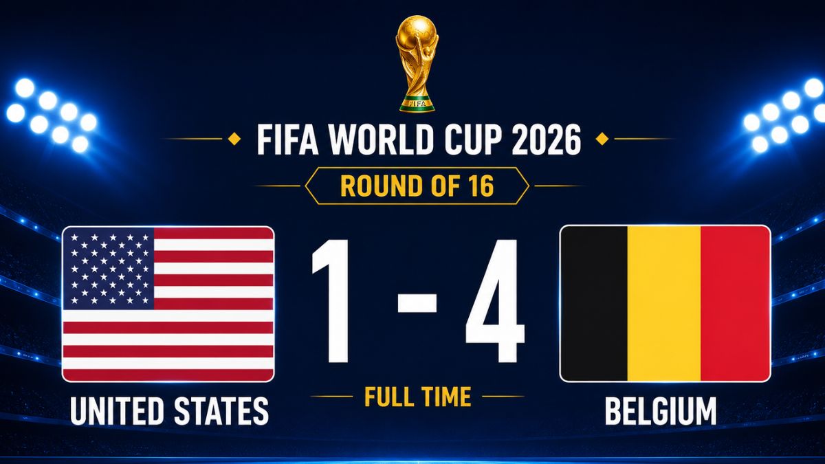 United States 1-4 Belgium: Red Devils Storm Into FIFA World Cup 2026 Quarter-finals